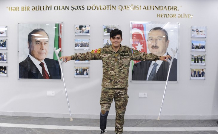 Vətən müharibəsində yaralanmış 33 qazi yüksək texnologiyalı protezlərlə təmin olunub
