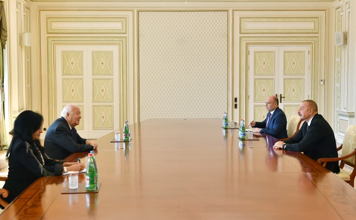 President Ilham Aliyev received UN High Representative for Alliance of Civilizations
