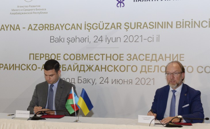 Ukrayna-Azərbaycan İşgüzar Şurası yaradılıb