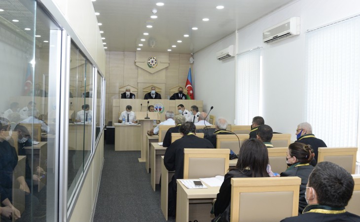 Проходит очередное судебное заседание по делу членов армянских вооруженных формирований, совершивших террористические и провокационные преступления на территории Азербайджана