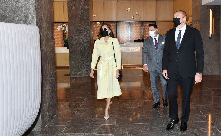 President Ilham Aliyev attended opening of Courtyard by Marriott Baku hotel