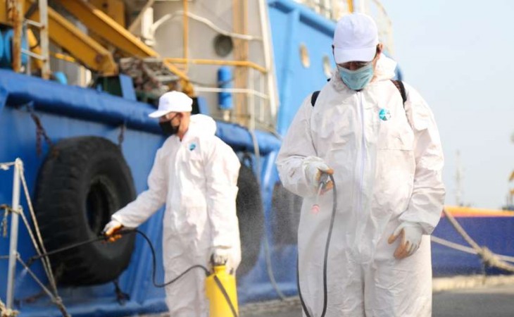Gəmiçilik dezinfeksiya işlərini davam etdirir