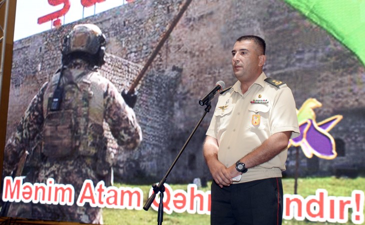 Vətən müharibəsi şəhidlərinin övladları üçün “Mənim atam qəhrəmandır” adlı bayram tədbiri keçirilib