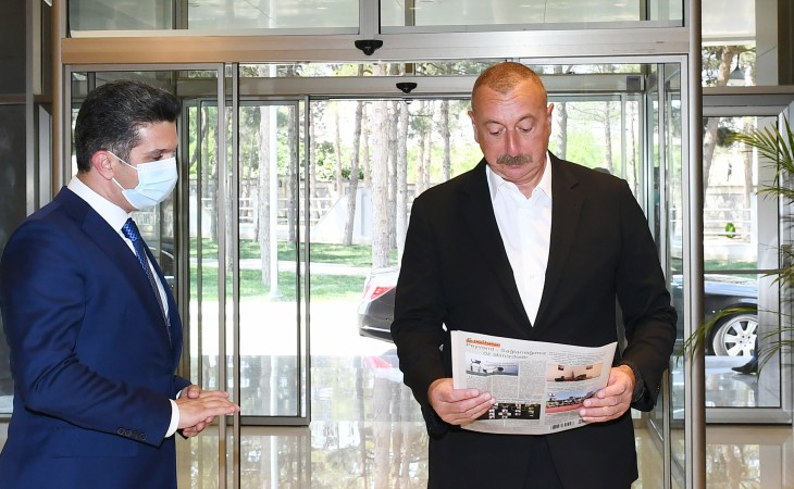 President Ilham Aliyev attended inauguration of Naftalan Central Sanatorium