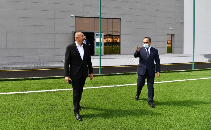 President Ilham Aliyev attended opening of Goranboy Olympic Sports Complex