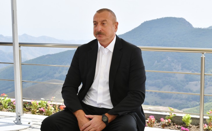 Azərbaycan Prezidenti: Azad edilmiş ərazilərdə görülən bütün işlər xalq tərəfindən bəyənilir, dəstəklənir