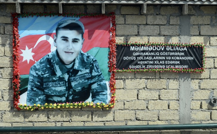 Maştağa qəsəbəsində Vətən müharibəsi şəhidi Əliağa Məmmədovun xatirəsi anılıb