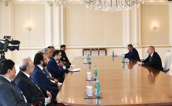 President Ilham Aliyev received delegation led by Speaker of National Assembly of Pakistan