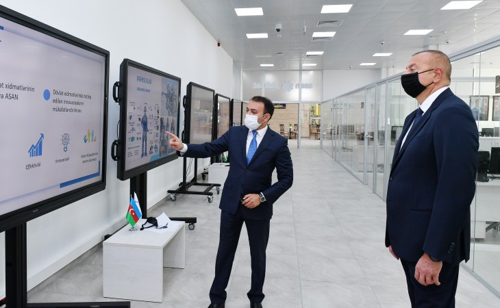 President Ilham Aliyev attended opening of Baku “ASAN xidmət” center No 6