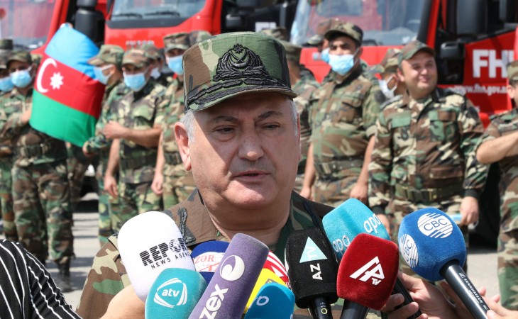 Füzuli Əsədov: Türkiyədə yanğınların söndürülməsində FHN-in 500-ə yaxın əməkdaşı iştirak edir