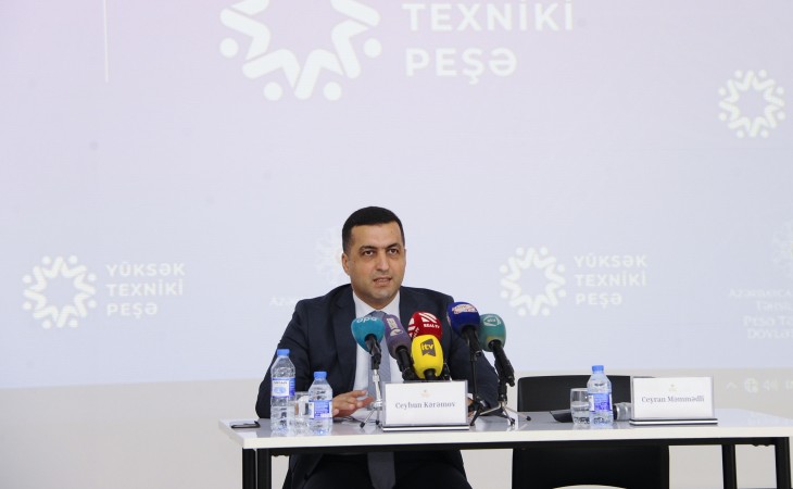 2021-2022-ci tədris ilində yüksək texniki peşə təhsilinə 15 ixtisas üzrə 840 yer verilib