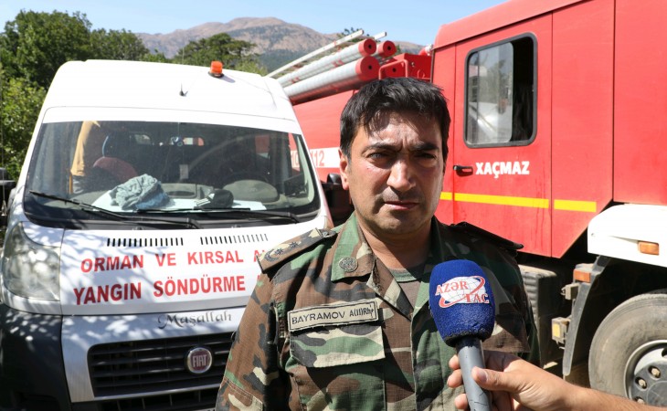 Rəşad Bayramov: Azərbaycanlı yanğınsöndürənlərin fədakarlığı sayəsində Muğlada alovun kəndlərə keçməsinin qarşısı alınıb