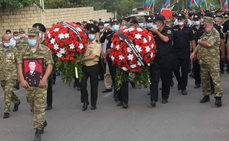 Şəhid gizirimiz Yaşar Babayev son mənzilə yola salınıb