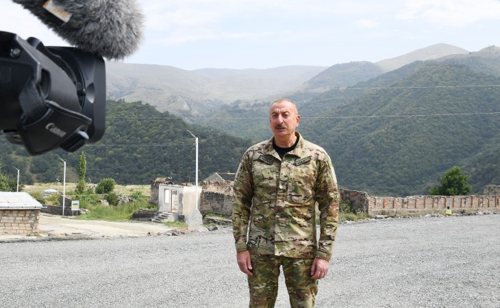 Prezident İlham Əliyev: Ermənistanın məqsədi torpaqlarımızı əbədi işğal altında saxlamaq idi