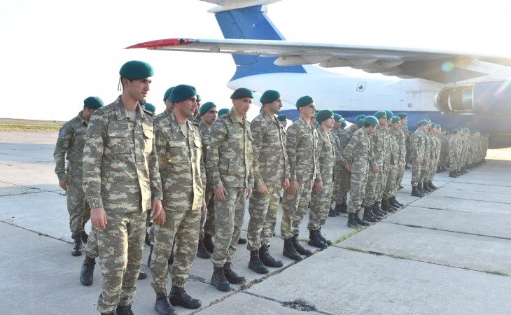 Азербайджанские миротворцы, служившие в Афганистане, возвратились на родину