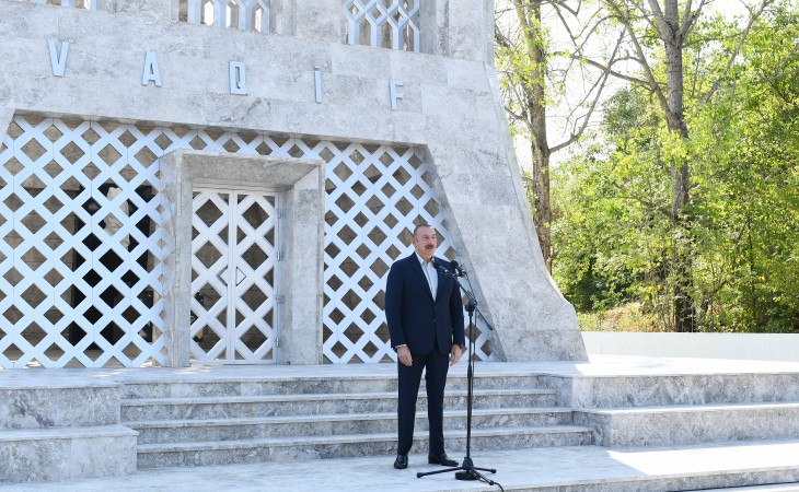 President Ilham Aliyev and First Lady Mehriban Aliyeva attended opening of Vagif Poetry Days in Shusha