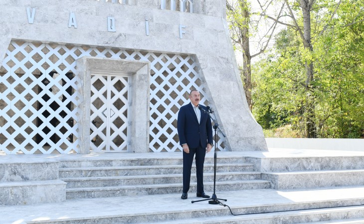 Prezident: Bu gün Şuşa artıq dirçəlir və Şuşanın dirçəlməsi üçün əməli addımlar atılır