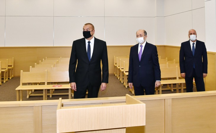 President Ilham Aliyev inaugurated Sumgayit Court Complex