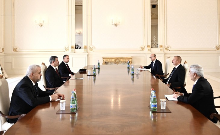 President Ilham Aliyev received Iraqi oil minister
