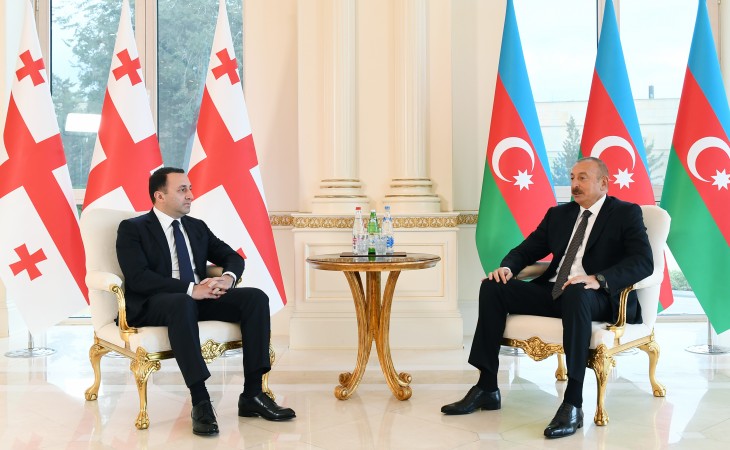 President Ilham Aliyev met with Georgian Prime Minister