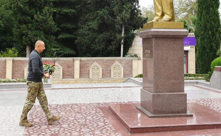 President Ilham Aliyev visited Tartar and Barda districts