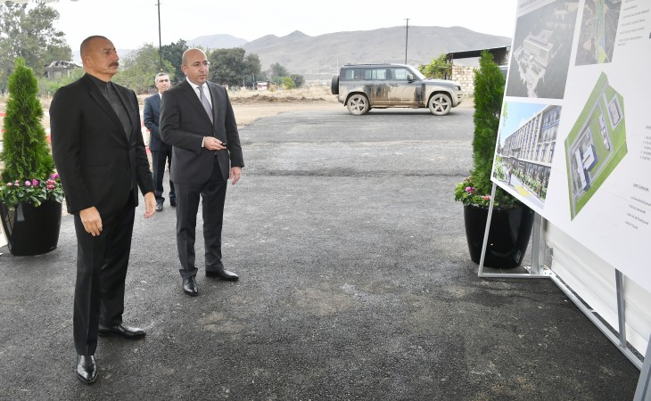 Foundation stone for Jabrayil District Central Hospital was laid