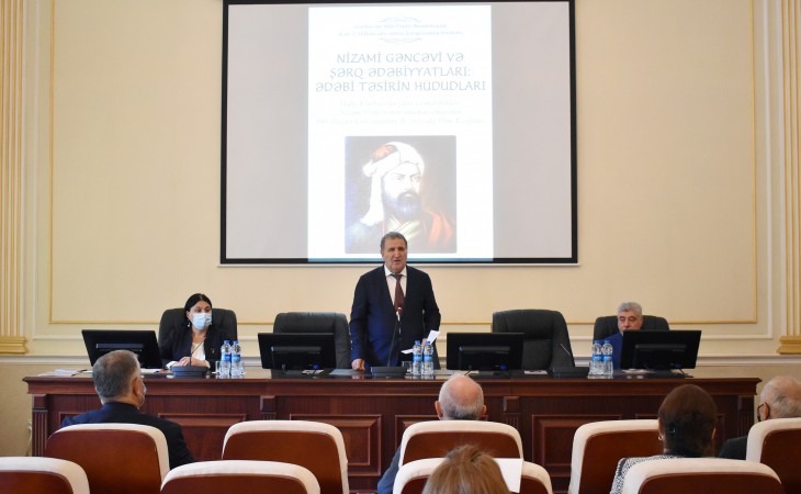 “Nizami Gəncəvi və Şərq ədəbiyyatları: ədəbi təsirin hüdudları” mövzusunda beynəlxalq elmi konfrans keçirilib