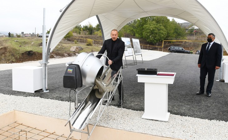 President Ilham Aliyev visited Hadrut settlement and Tugh village of Khojavand district