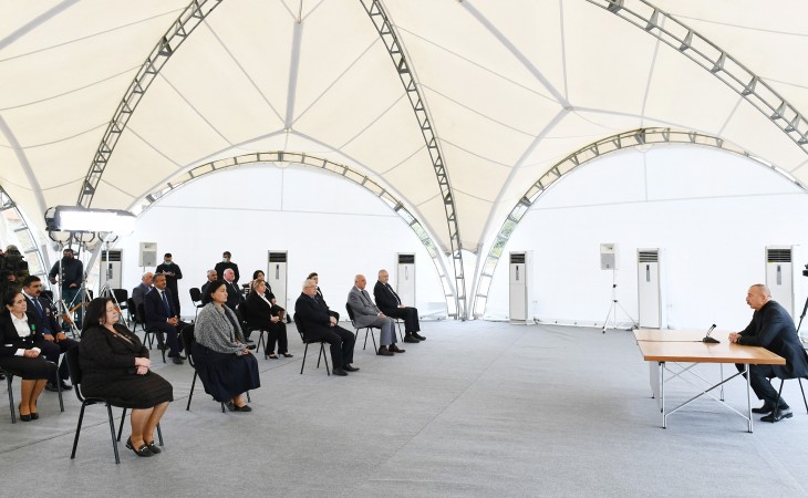 Prezident İlham Əliyev: Biz Hadrutu beynəlxalq mədəniyyət və turizm mərkəzinə çevirmək əzmindəyik