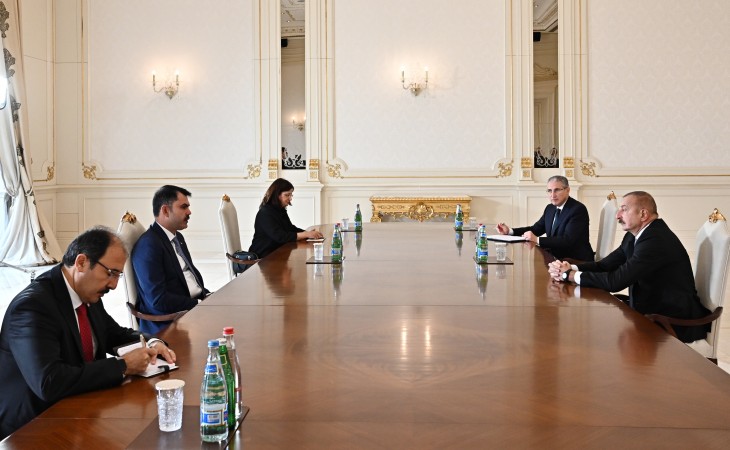 President Ilham Aliyev received Turkish minister of environment and urbanization