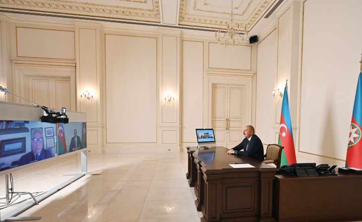 President Ilham Aliyev was interviewed by Italian La Repubblica newspaper