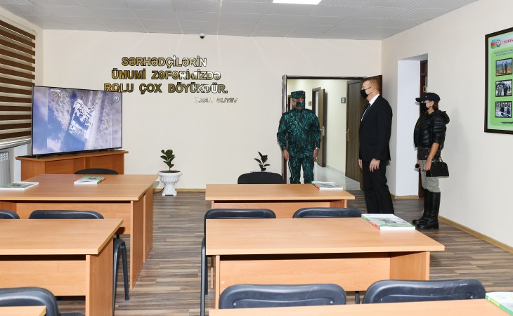 All necessary conditions were created for personnel of military unit complex of State Border Service in Zangilan district