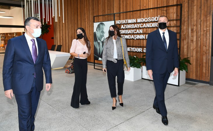 DOST Center for Inclusive Development and Creativity inaugurated in Baku President Ilham Aliyev, First Lady Mehriban Aliyeva and their daughter Leyla Aliyeva attended the event
