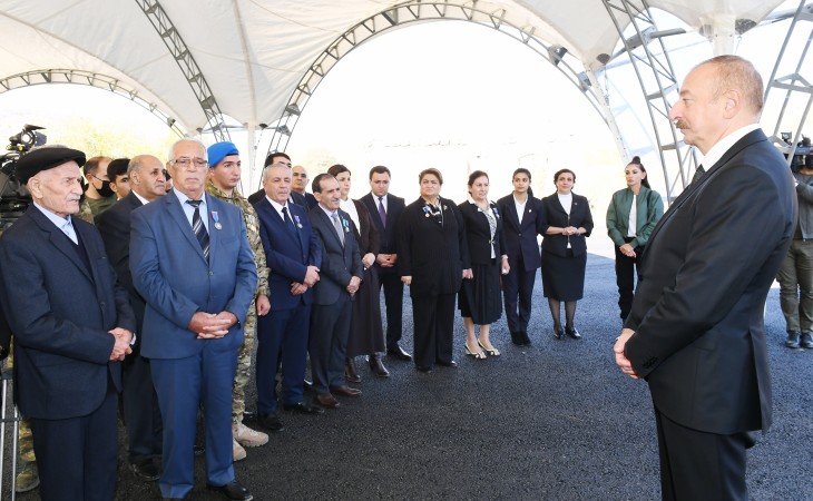President Ilham Aliyev and First Lady Mehriban Aliyeva visited Gubadli district