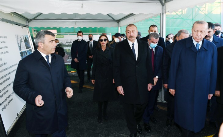 Azerbaijani, Turkish presidents viewed works done under “smart village” project in Zangilan