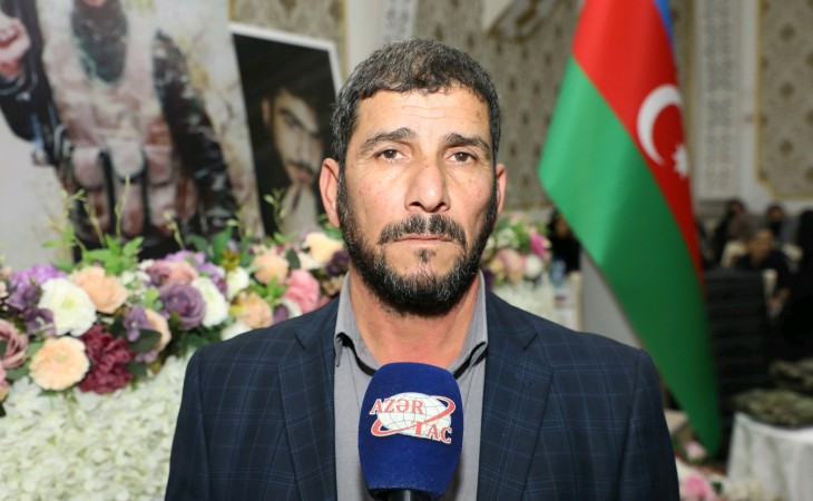 Şəhid atası: Vətən uğrunda mən şəhid olmaq istəyirdim, lakin şəhidlik zirvəsi oğluma nəsib oldu