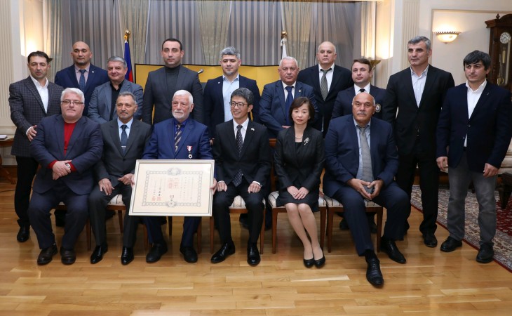 Azərbaycanın cüdo məşqçilərinə Yaponiya hökumətinin 