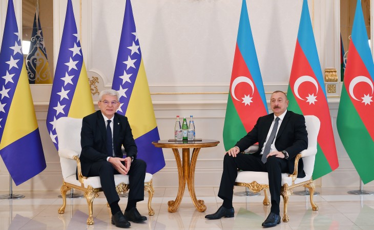 President Ilham Aliyev met with Member of Presidency of Bosnia and Herzegovina Sefik Dzaferovic