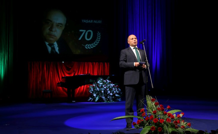 Xalq artisti Yaşar Nurinin anadan olmasının 70 illiyi qeyd edilib