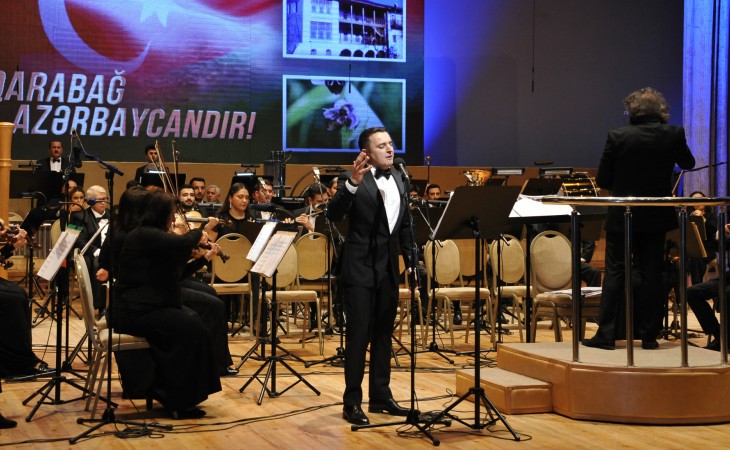 Heydər Əliyev Sarayında “Qarabağ Azərbaycandır!” adlı konsert təşkil olunub