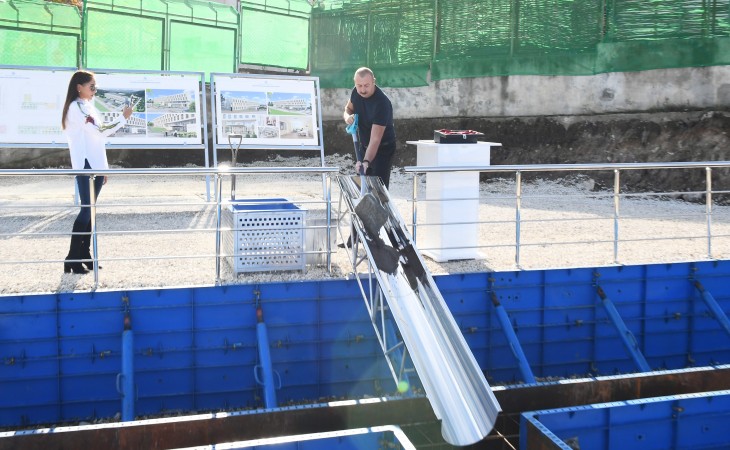 Groundbreaking ceremony was held for Shusha District Central Hospital
