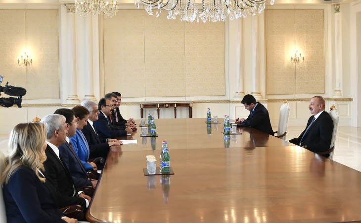President Ilham Aliyev received delegation led by head of Turkey-Azerbaijan interparliamentary friendship group