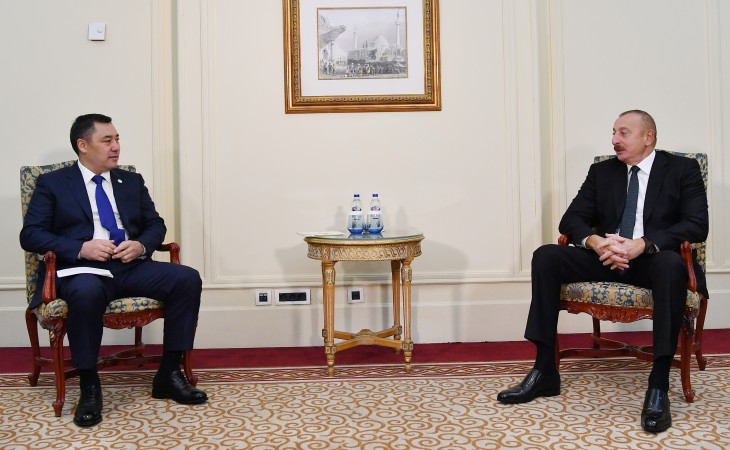 President Ilham Aliyev met with Kyrgyz President Sadyr Japarov in Istanbul
