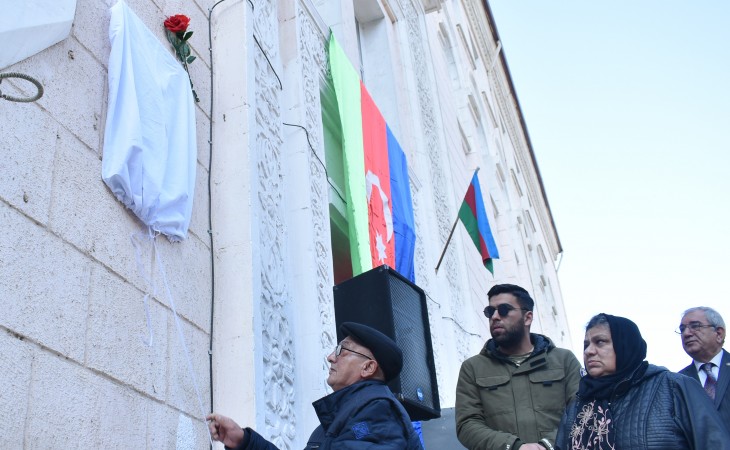 Şəhid Xəyal Balakişiyevin oxuduğu məktəbdə barelyefinin açılışı olub