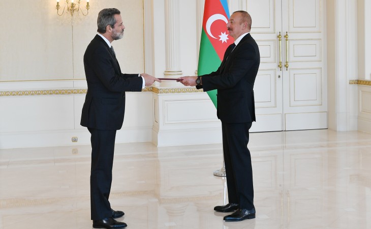 President Ilham Aliyev received credentials of incoming Portuguese ambassador