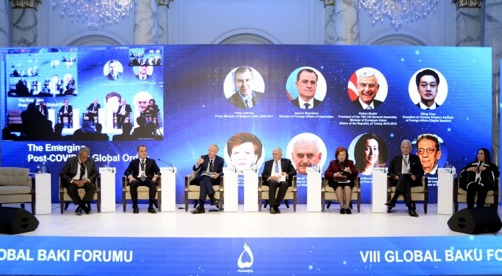 Qlobal Bakı Forumunun birinci panel iclası “COVID-19-dan sonra yeni dünya nizamı” mövzusuna həsr olunub