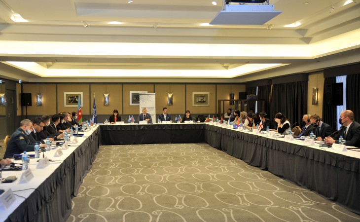 “Azərbaycanda miqrasiya üzrə Regional Təlim Mərkəzinin yaradılmasına dəstək” layihəsi çərçivəsində seminar keçirilir