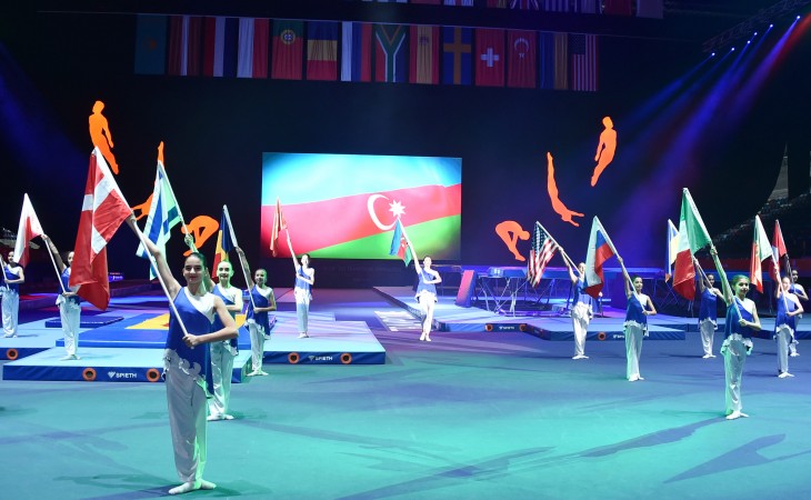 Bakıda batut gimnastikası üzrə 28-ci dünya yaş qrupları yarışları davam edir