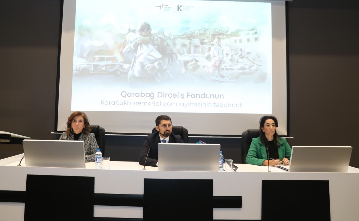 Ombudsman “Karabakh Memorial” layihəsinin təqdimatında çıxış edib
