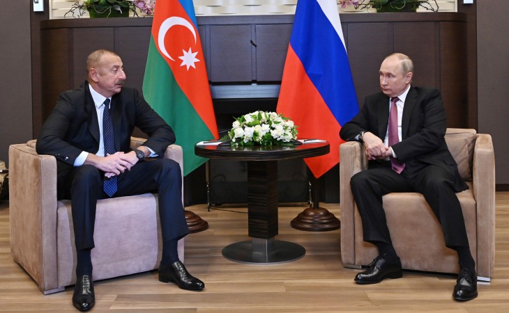 Bilateral meeting was held between Azerbaijani President Ilham Aliyev and Russian President Vladimir Putin in Sochi